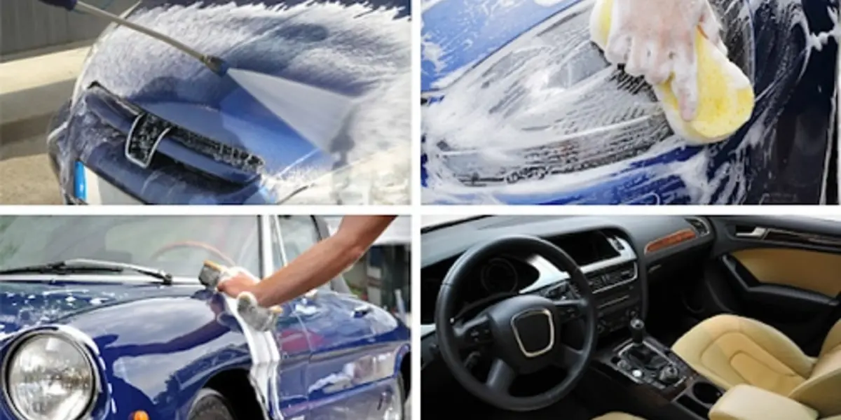 “Before and after self-service car wash transformation”