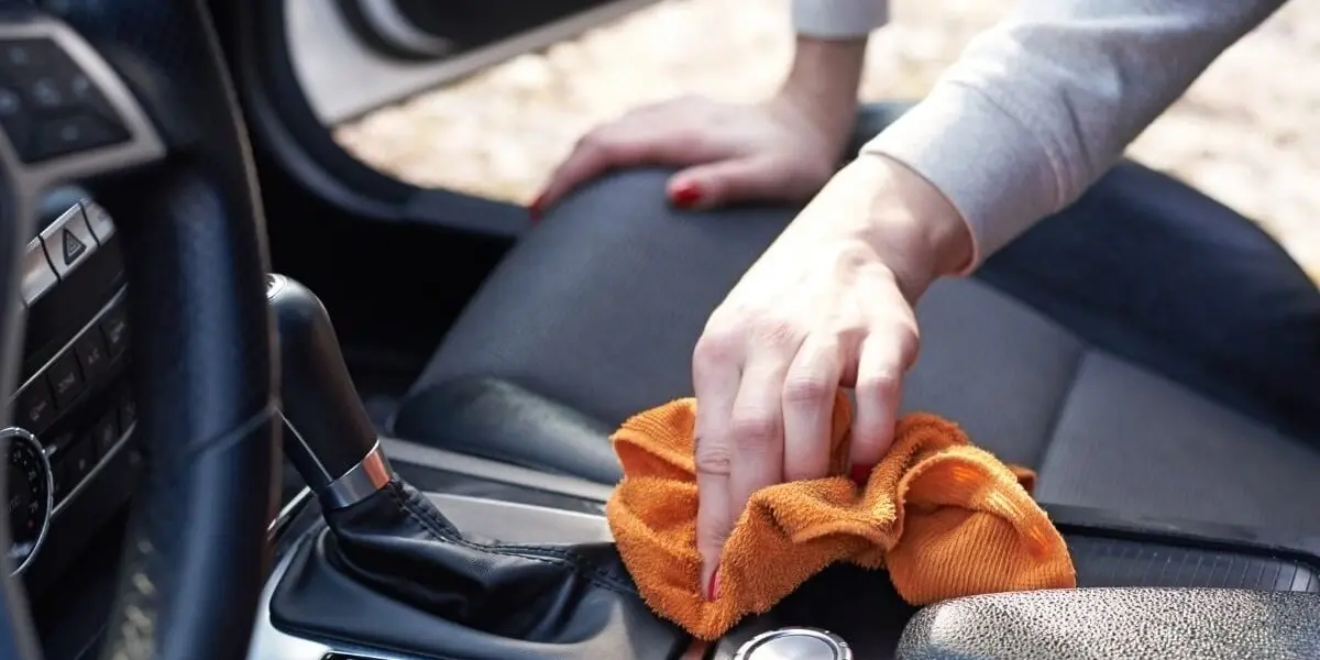 Alcantara can be difficult to clean because you don't want to saturate it