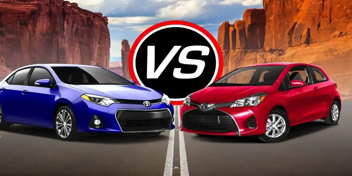 Comparison chart of new versus used Toyota Corolla buying factors