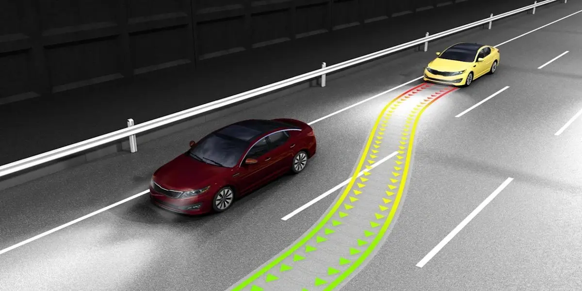 SUV automatic emergency braking and pedestrian detection