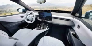 2027 BMW X5 interior with Panoramic iDrive dashboard